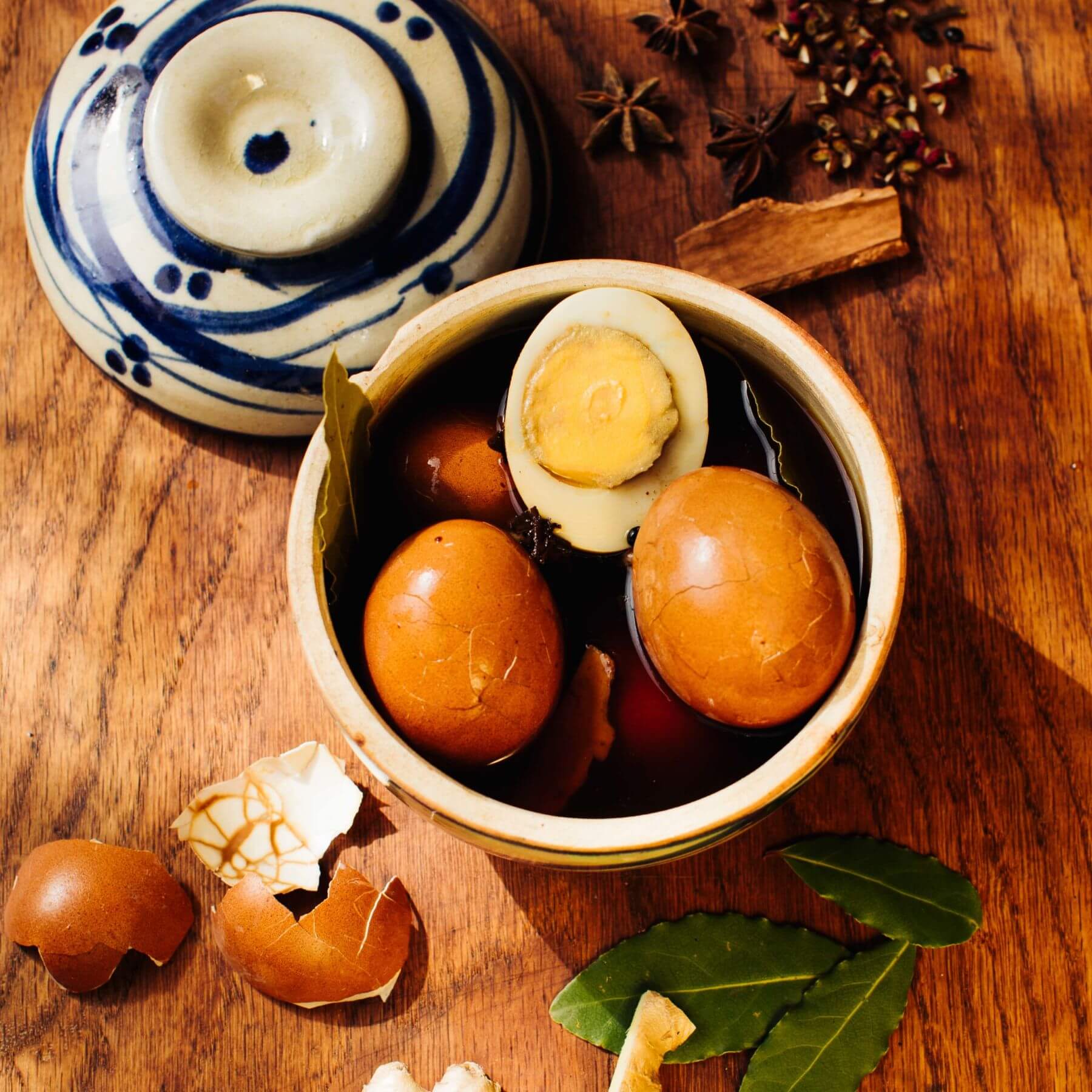Chinesische Tee Eier