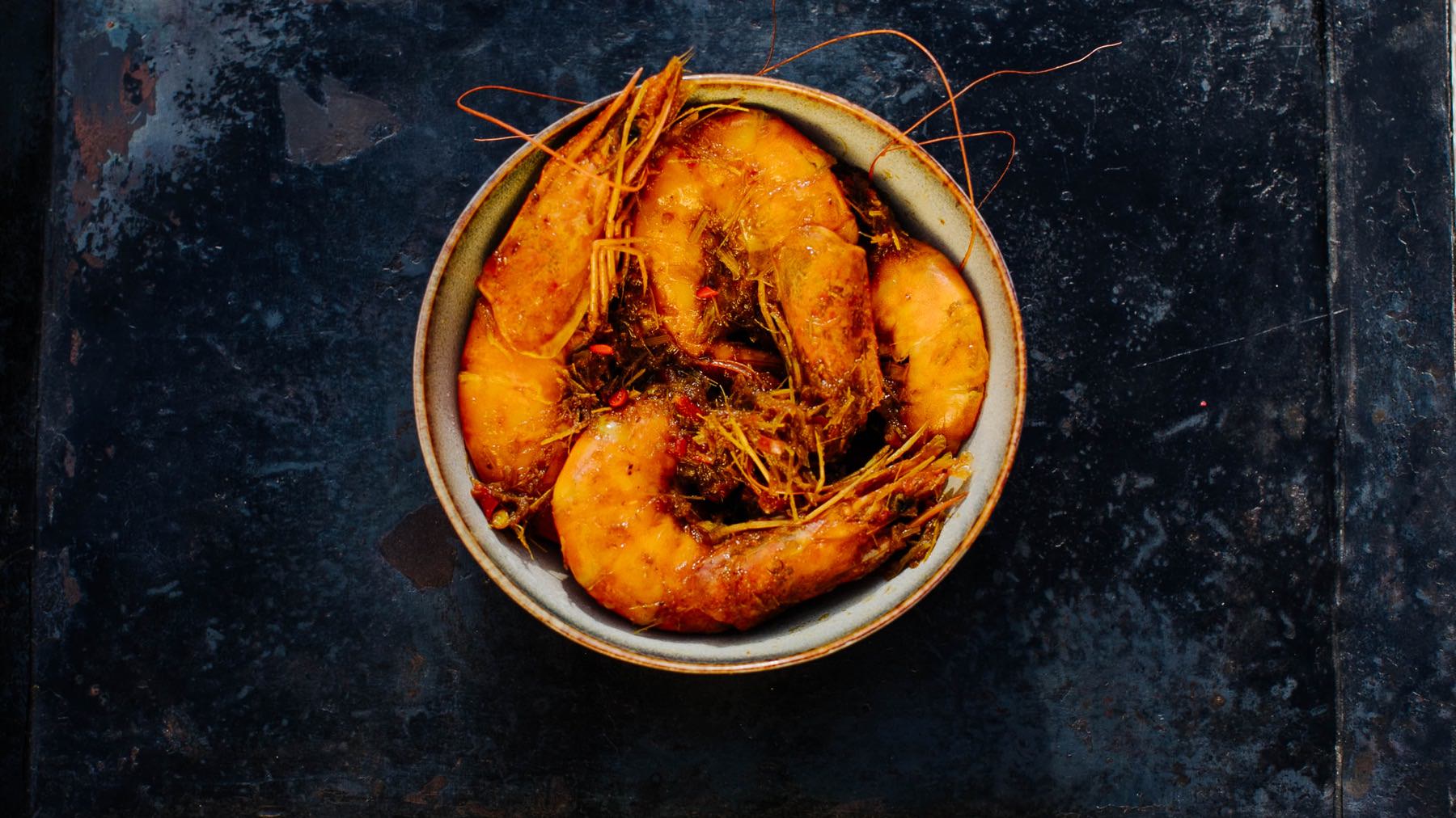 Garnelen Curry aus Malaysia mit Tamarinde