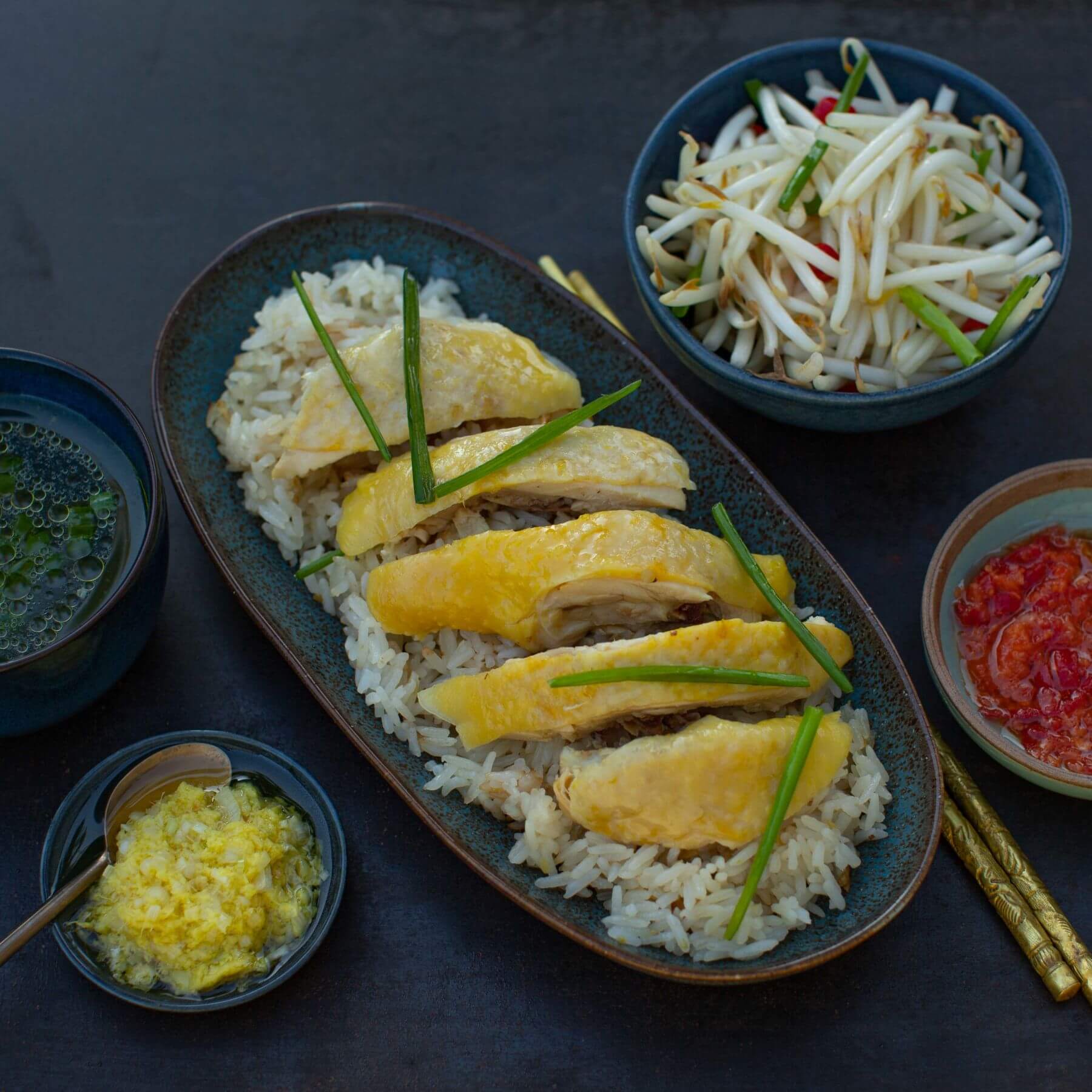Hainan - Hähnchen mit Hühnerreis