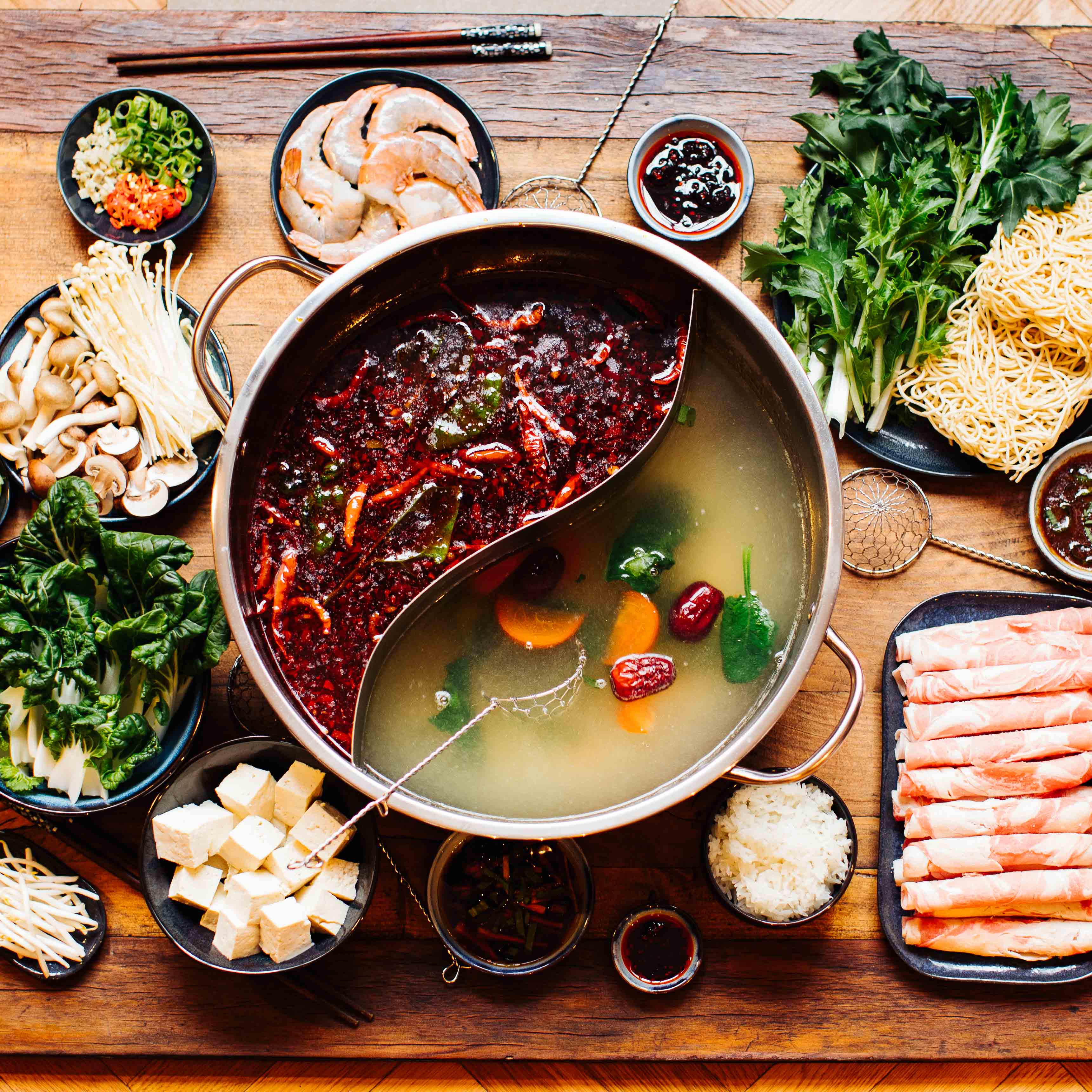 Chinesisches Fondue - Szechuan Stil