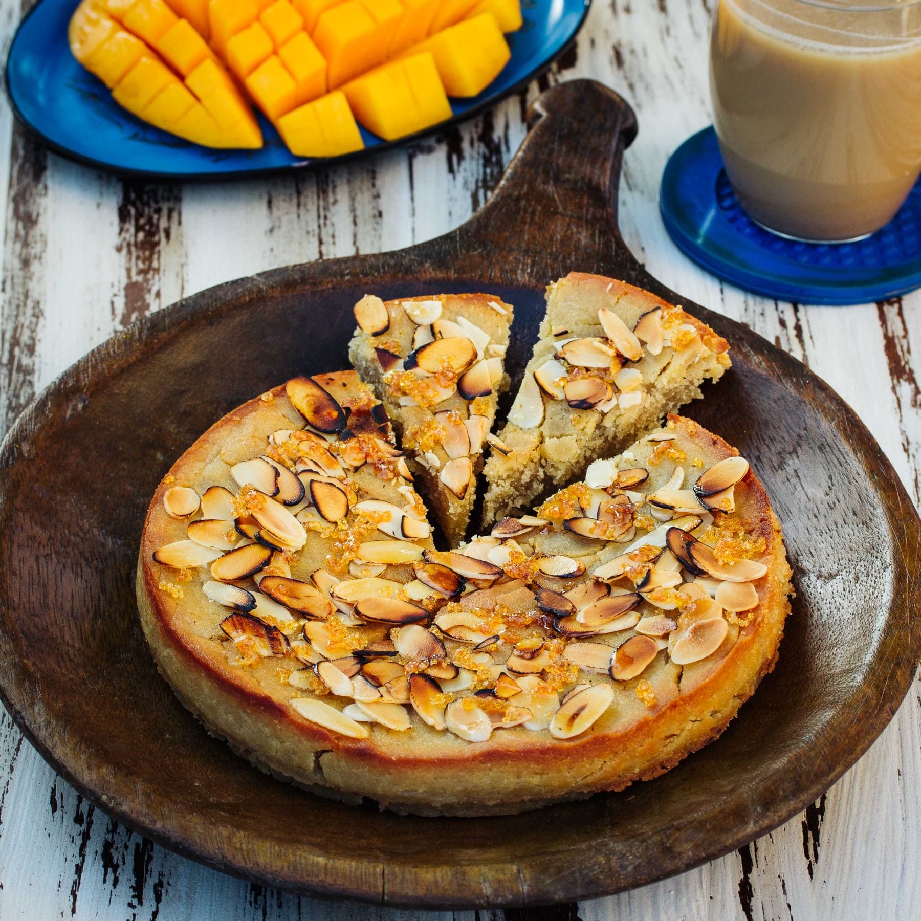 Burmesischer Kuchen aus Weizengriess - Shwe Gyi Mont