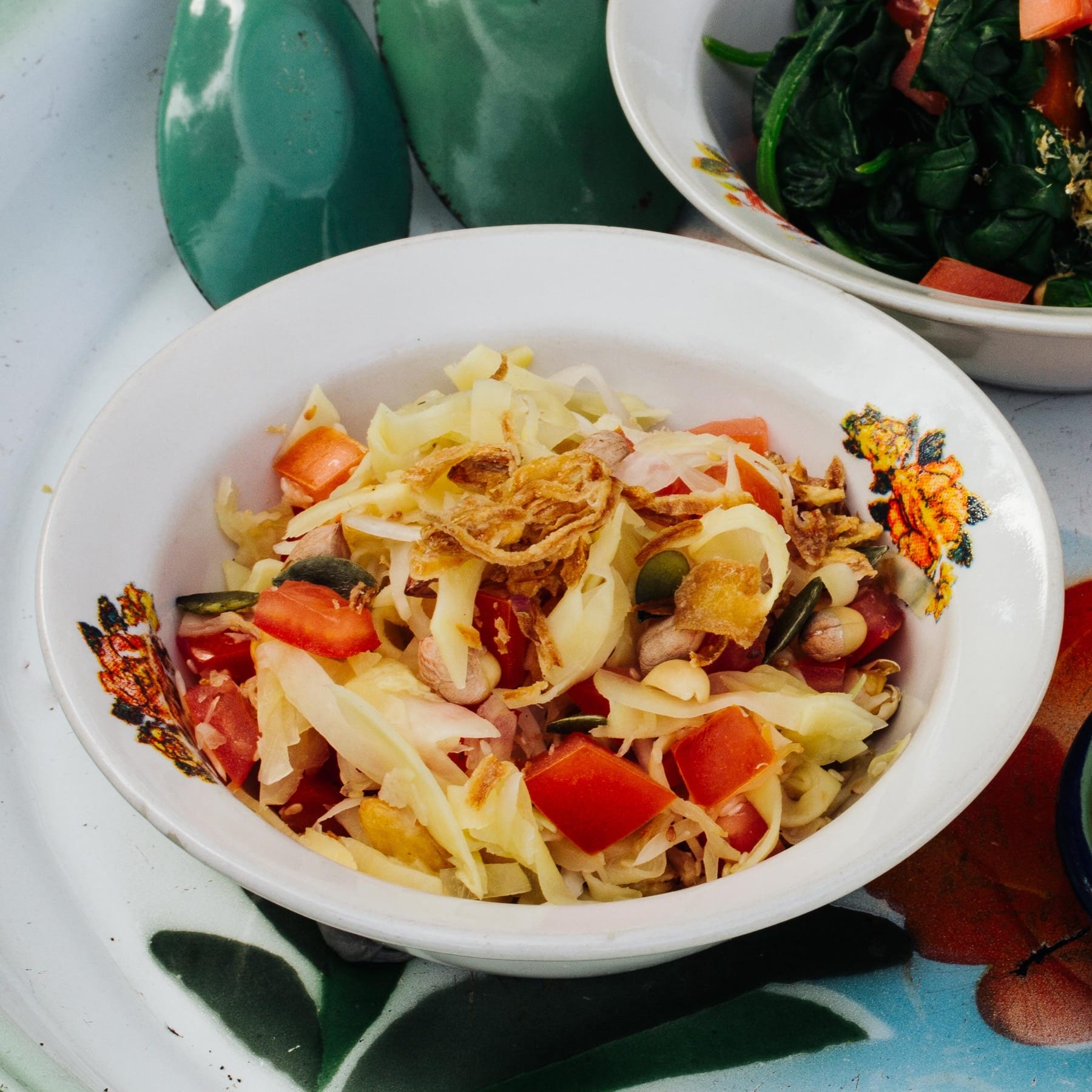 Knuspriger Ingwersalat - Gyin Thoke