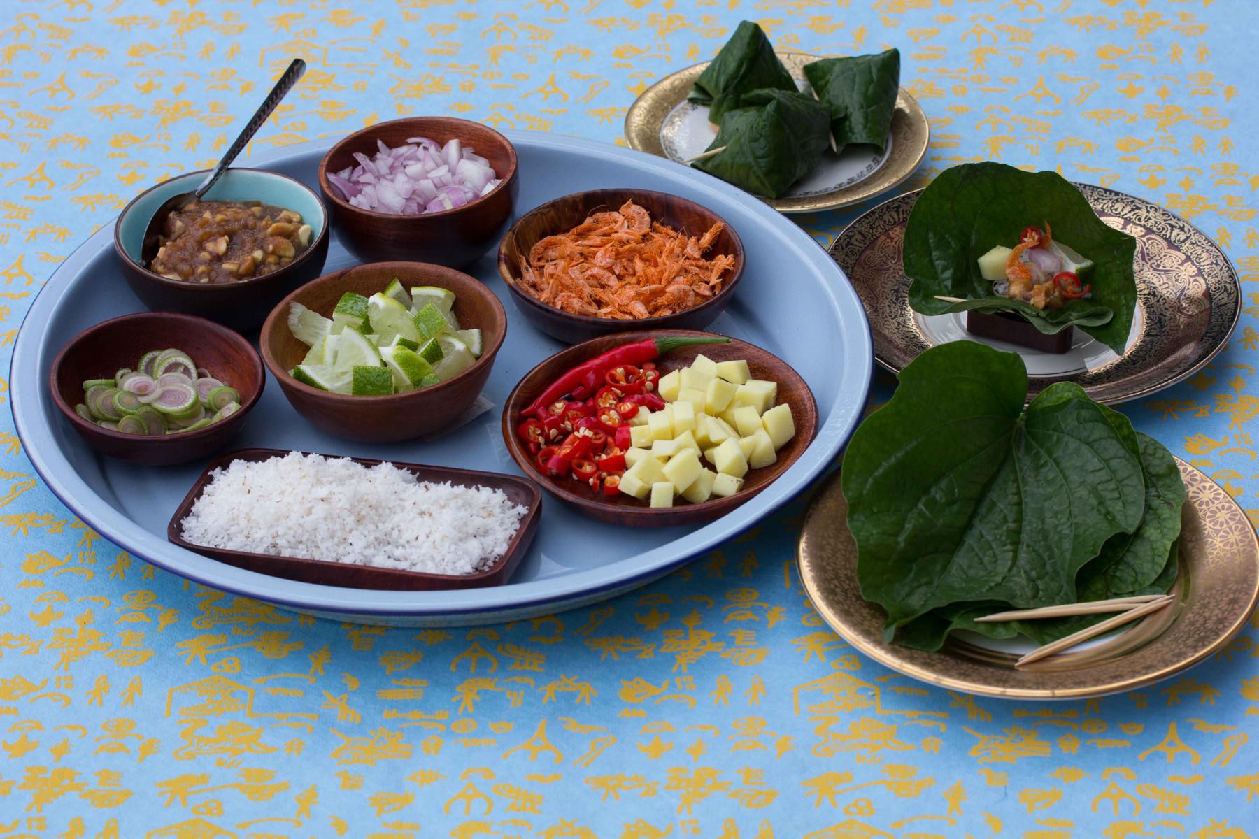 Snack im Pfefferblatt - Miang Kam