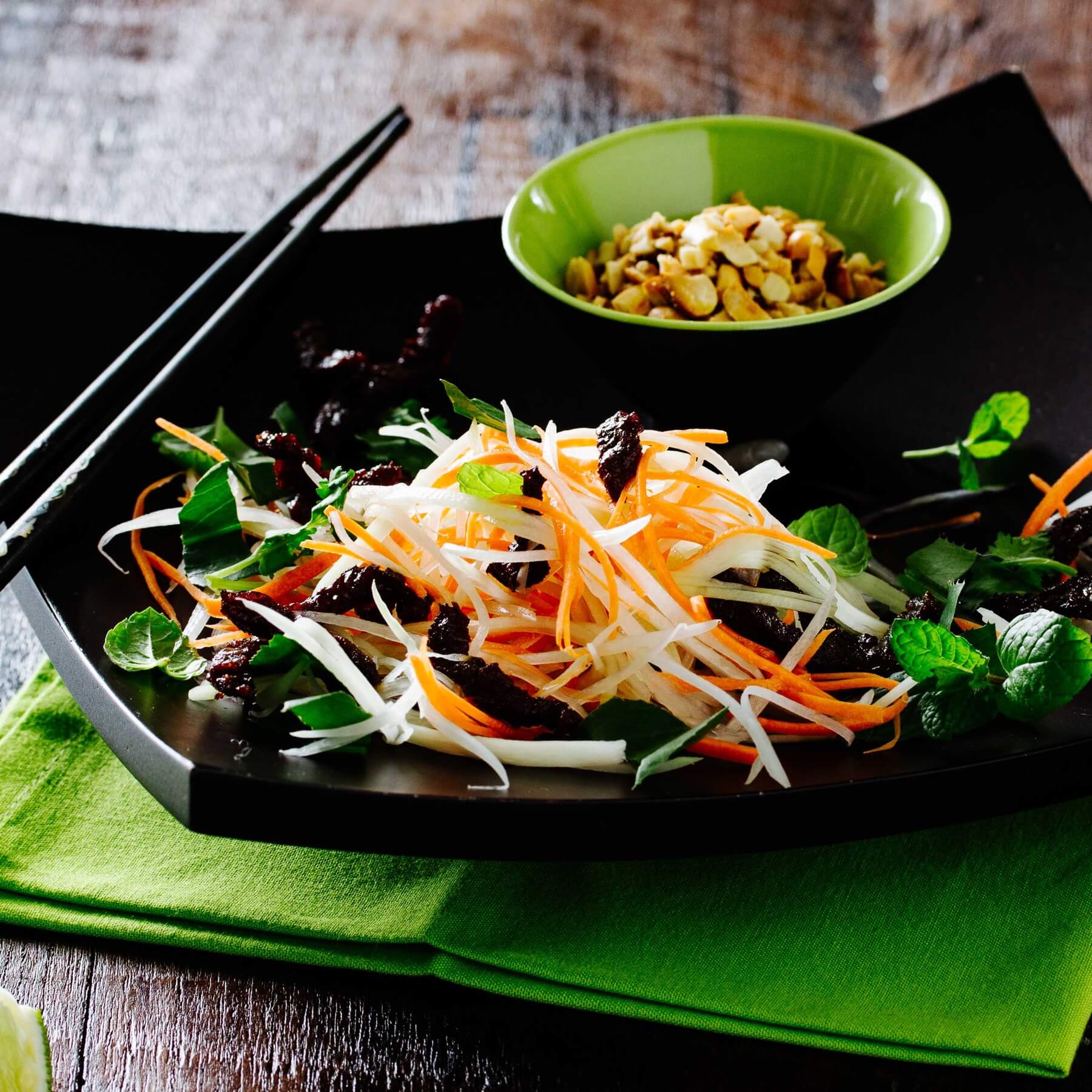 Vietnamesischer Grüner Papayasalat