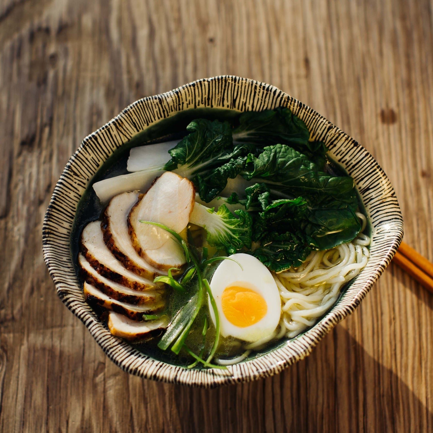 Shio-Ramen mit Miso-Huhn