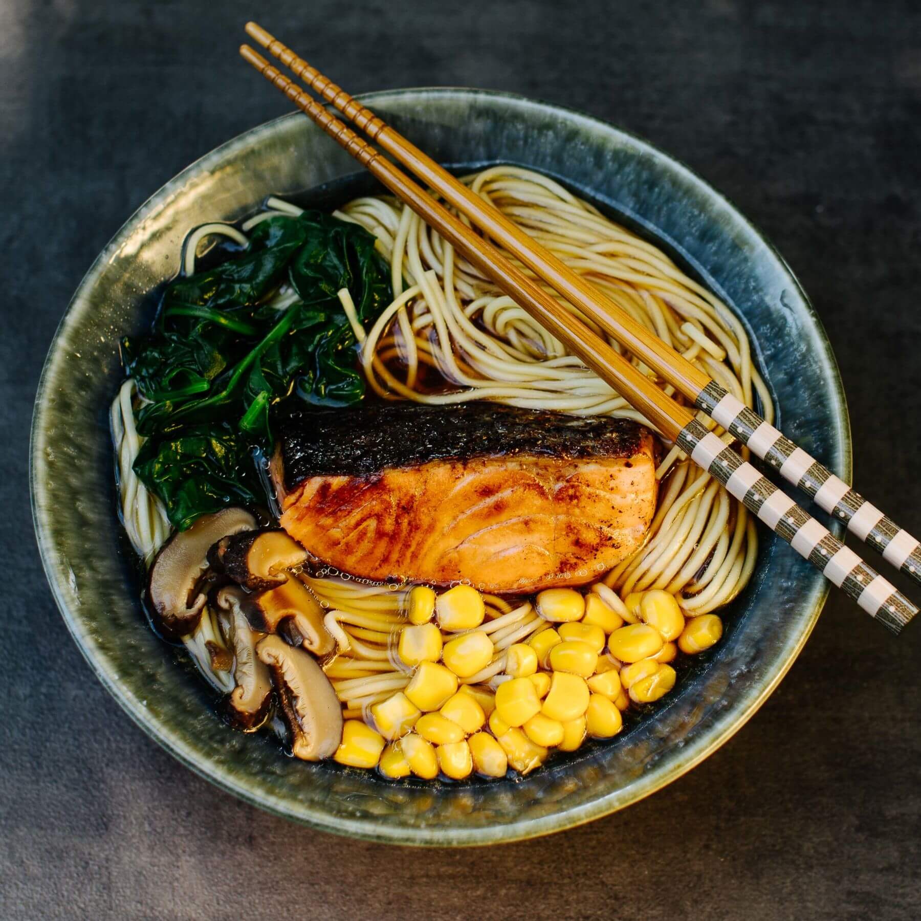 Shio-Ramen Rezept Mit Dashi Und Teriyaki Lachs | Asiastreetfood