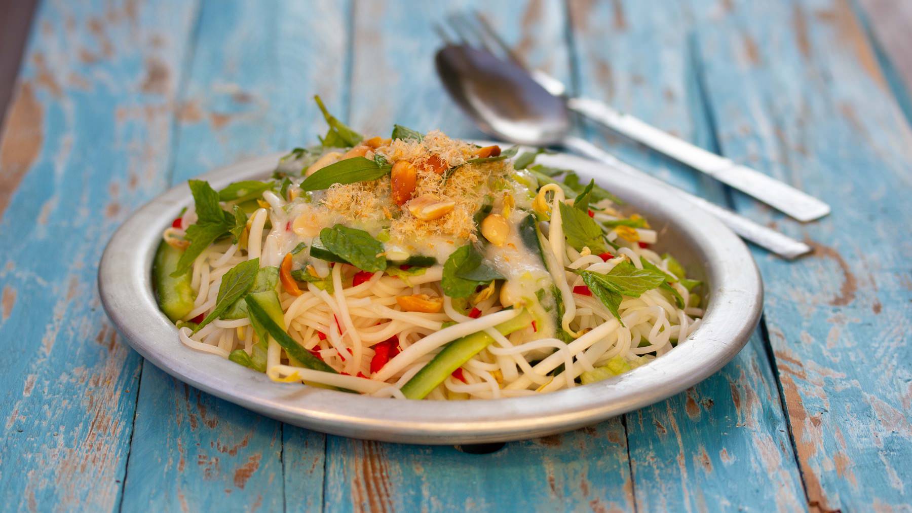 Garnelen mit grünem Pfeffer aus Kampot | asiastreetfood