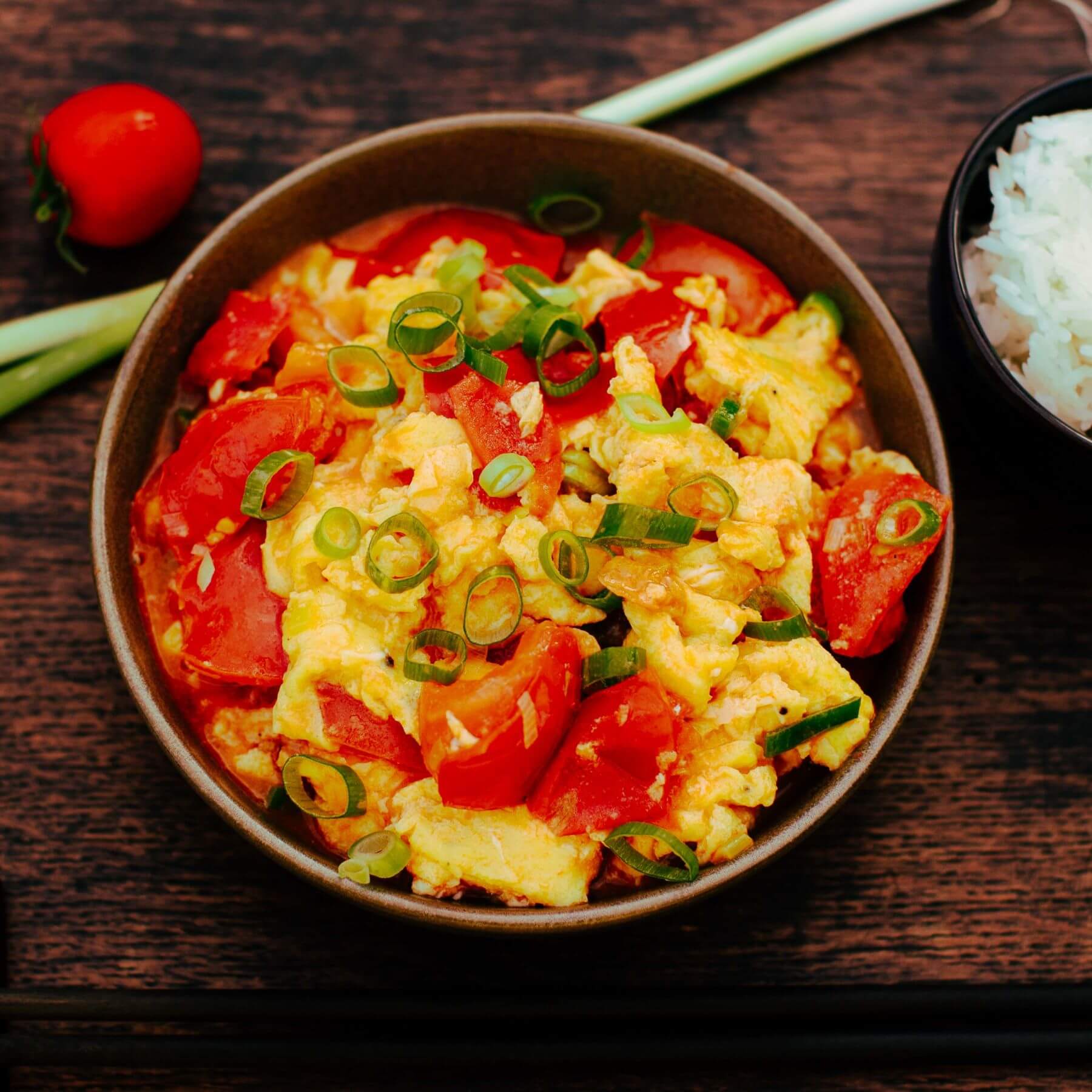 Chinesisches Rührei mit Tomaten | asiastreetfood