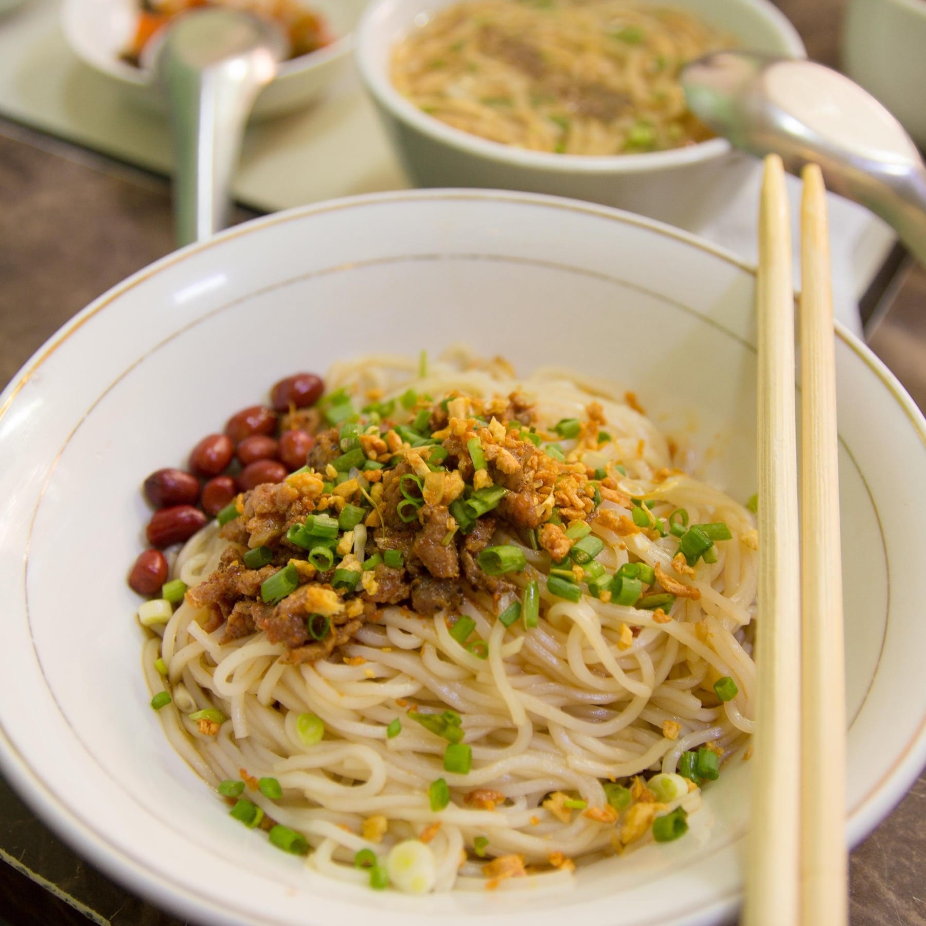 Shan Nudelsalat - Shan Khout Shwe