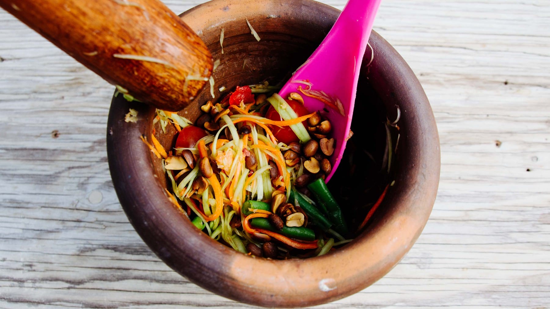 Thai Papaya Salat – Som Tam Thai