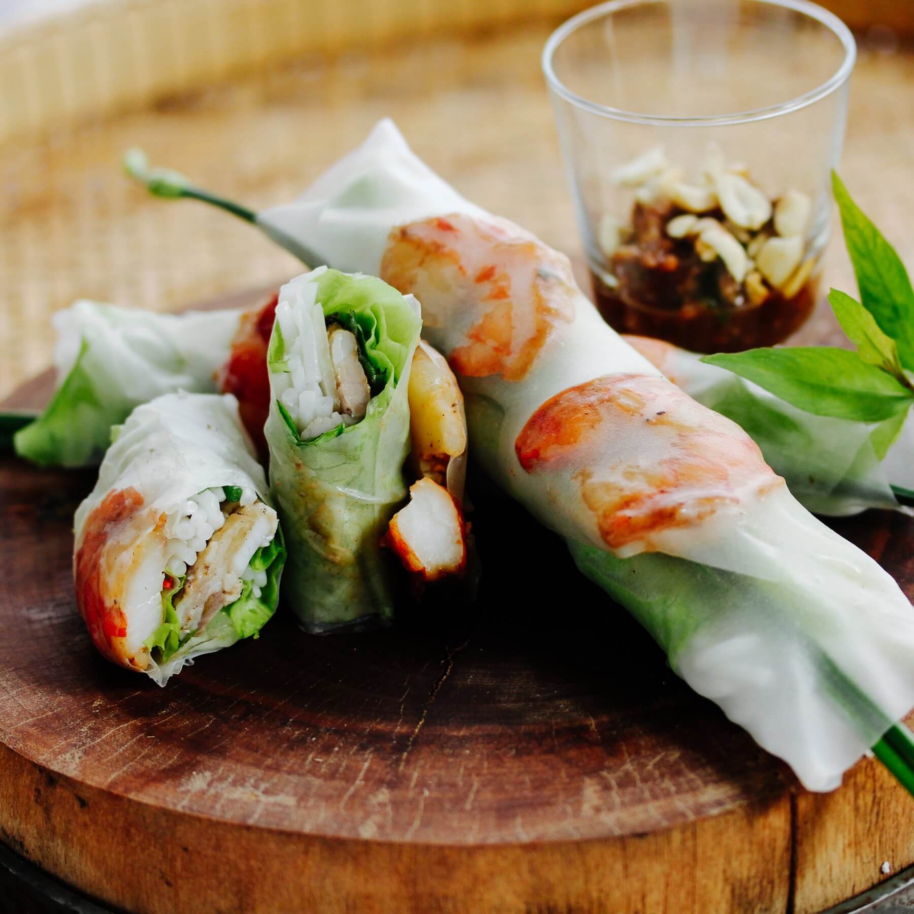 Sommerrollen mit Garnelen aus Vietnam