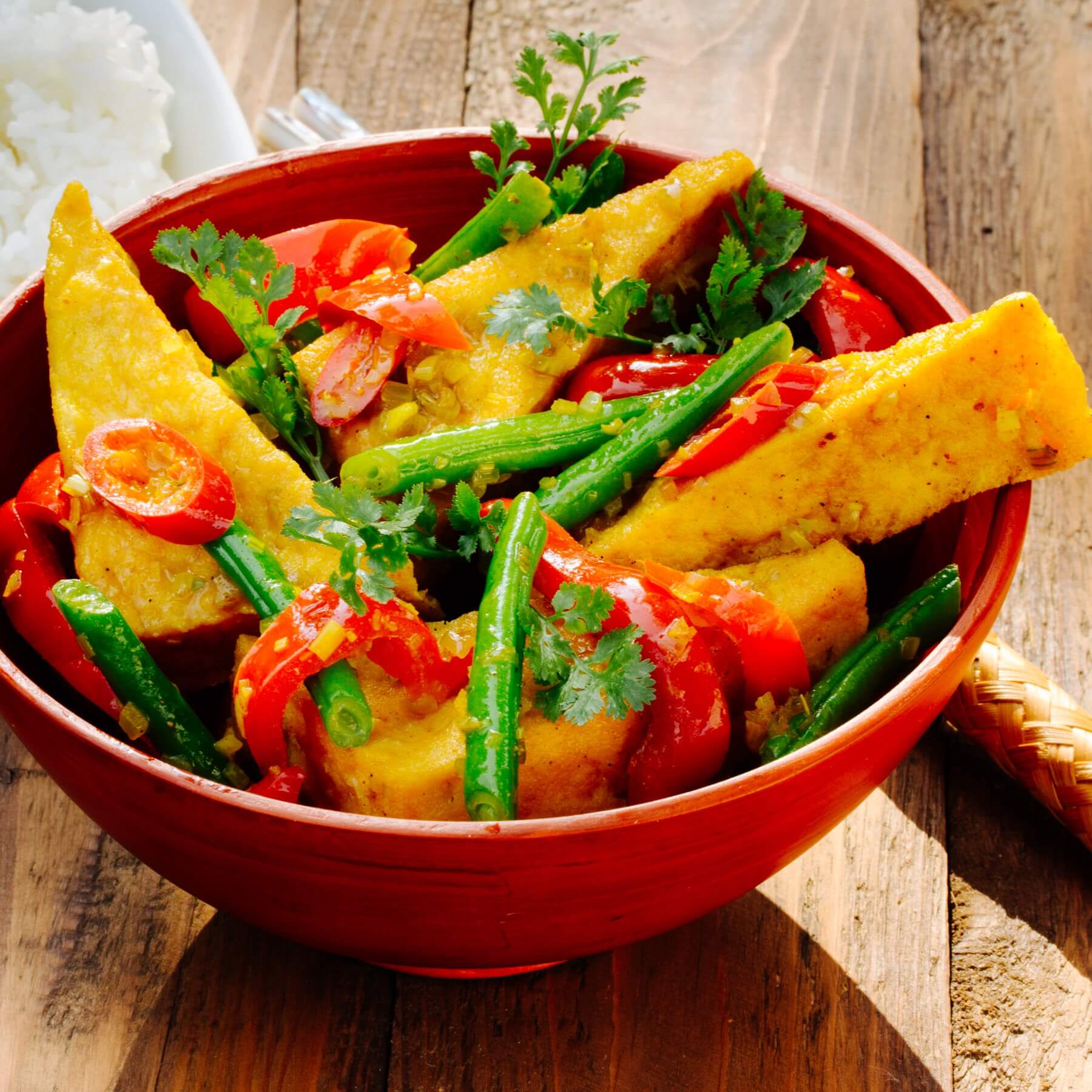 Tofu mit Zitronengras